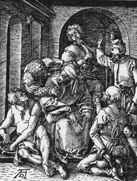 The Mocking of Christ / Dürer / c.1509 à Albrecht Dürer