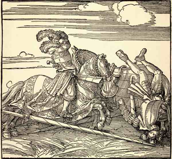 The Tournament / Dürer / c.1516 à Albrecht Dürer