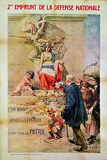 Poster for the Second Loan for National Defence à Alcide Theophile Robaudi
