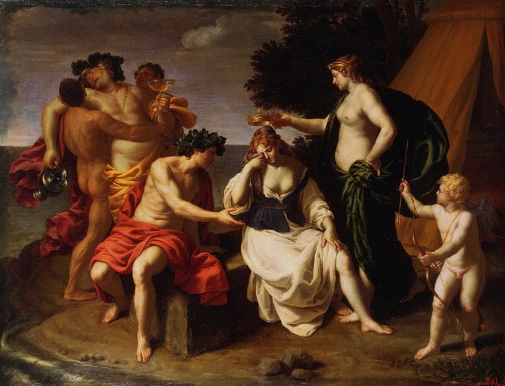 Bacchus and Ariadne à Alessandro Turchi