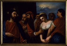 A. Varotari, Jesus et la femme adultere