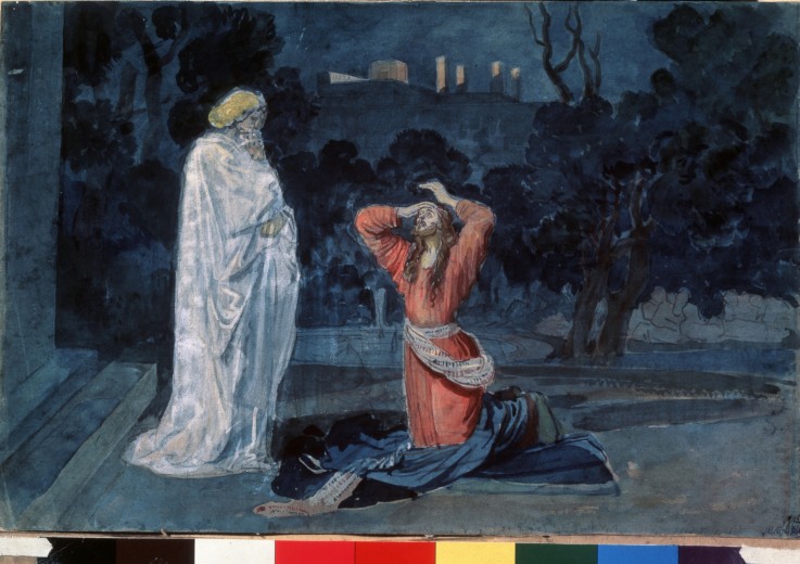 Christ in Gethsemane à Alexander Andrejewitsch Iwanow