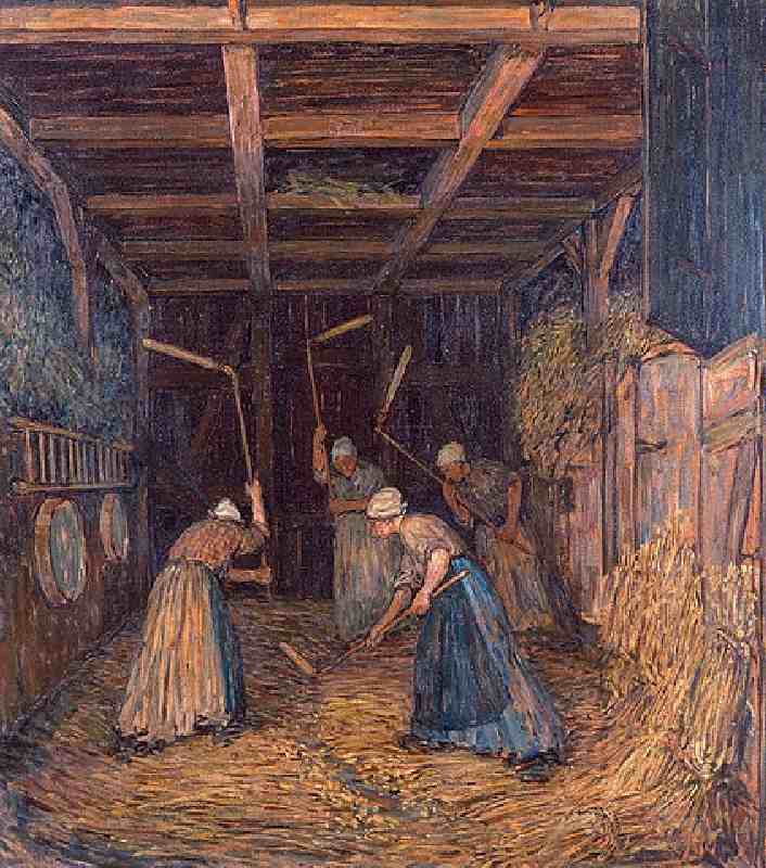 Drescherinnen in the threshing floor à Alexander Gerbig