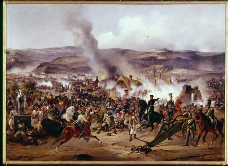 The Battle of Kulm on 30 August 1813 à Alexander von Kotzebue