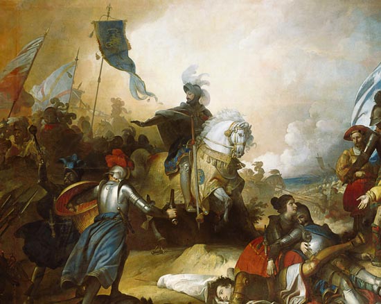 The Battle of Marignan, 14th September 1515 - Detail à Alexandre Evariste Fragonard