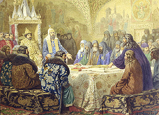 Beginn der russischen Kirchen-Dissidenz 1634 à Alexej Danilovich Kivschenko