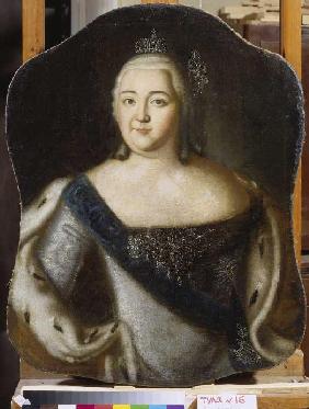 portrait de la tsarine Elisabeth Petrowna,