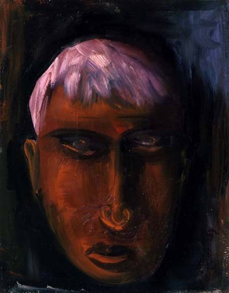 Man's portrait à Alexej von Jawlensky