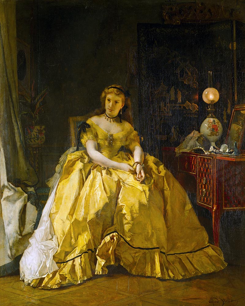 After the Ball - Alfred Emile Stevens