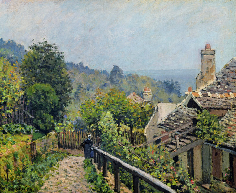 Louveciennes or, The Heights at Marly à Alfred Sisley