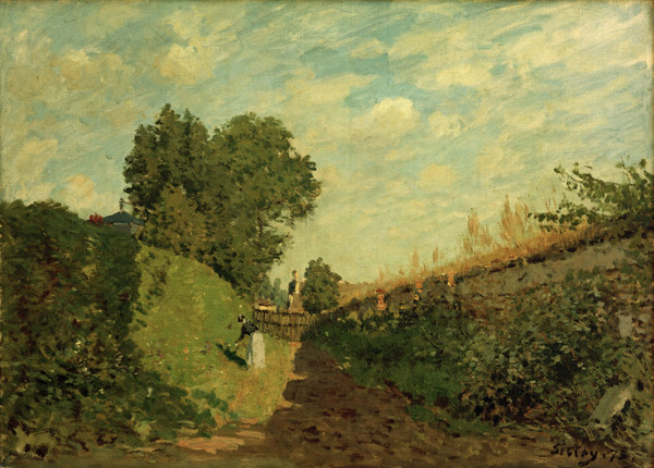 Sisley / The garden / 1873 à Alfred Sisley