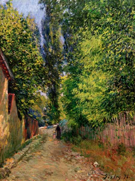 A.Sisley, Umgebung von Louveciennes à Alfred Sisley