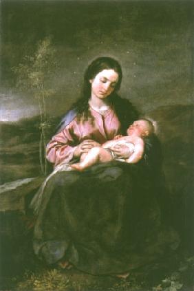 La jeune femme avec l'enfant