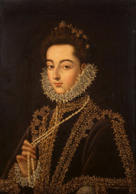 Portrait of the Infanta Catherine Michelle of Spain (1567-1597) à Alonso Sanchez Coello