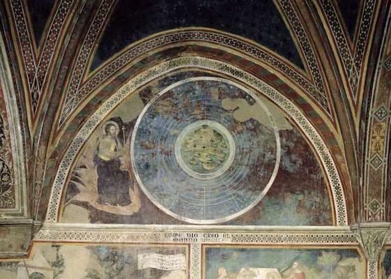 The Creation of the World, 1356-67 (fresco) à also Manfredi de Battilori Bartolo di Fredi