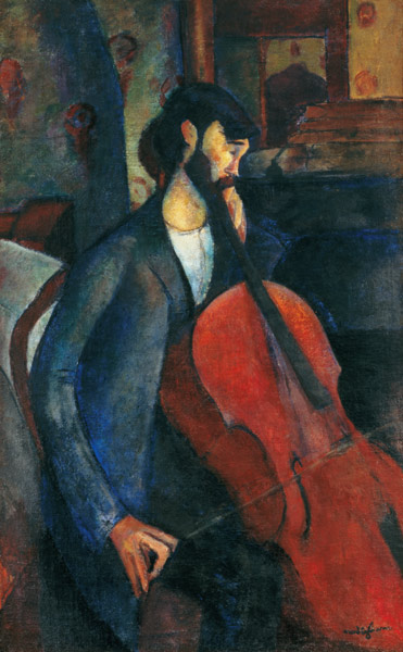 Le violoncelliste à Amadeo Modigliani