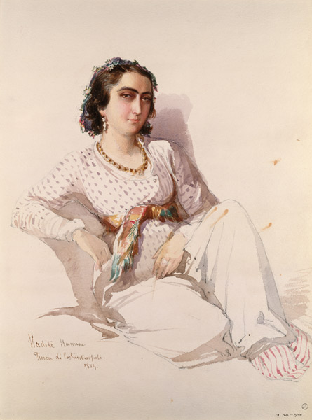 Hadice Hanim - lady from Istanbul à Amadeo Preziosi