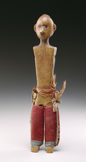 Male figure (love doll) Potawatomi 1800-60 à Ecole americaine