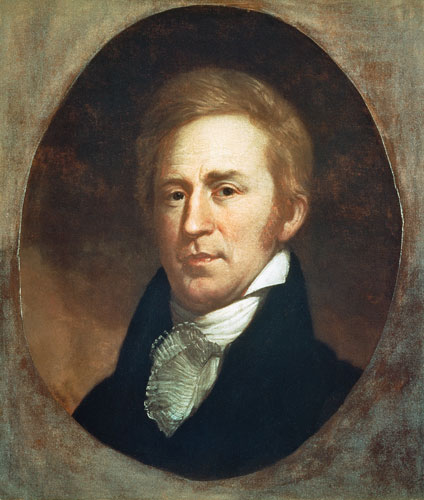 Portrait of William Clark, American explorer and governor of Missouri Territory à Ecole americaine