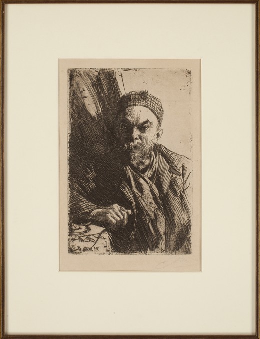 Portrait of the poet Paul Verlaine (1844-1896) à Anders Leonard Zorn
