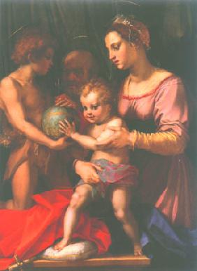 la Sainte Famille avec Jean Baptiste