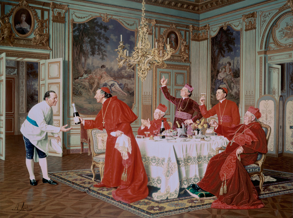 Louis XIV's Apartments at Versailles, the Chef's Birthday à Andrea Landini