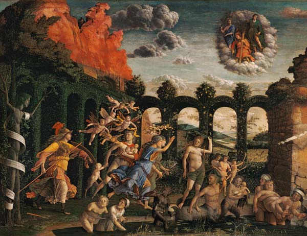 Victoire de la vertu sur les vices à Andrea Mantegna