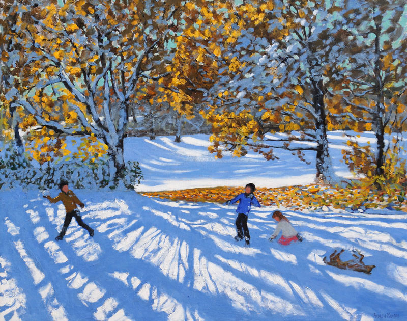 Early snow, Allestree Park à Andrew  Macara
