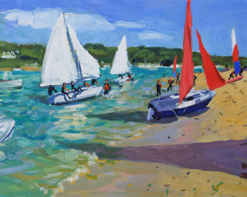 Sailing Boats ,Salcombe à Andrew  Macara