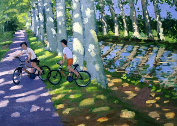 Canal du Midi, France (oil on canvas)  à Andrew  Macara