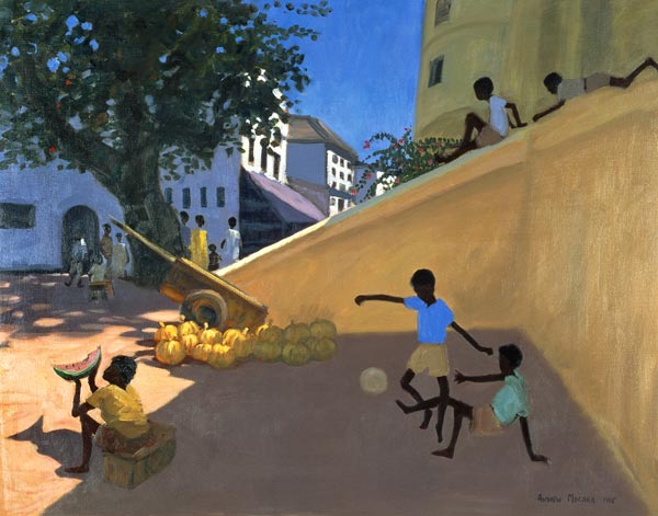 Water Melons, Hamu, Kenya, 1995 (oil on canvas)  à Andrew  Macara