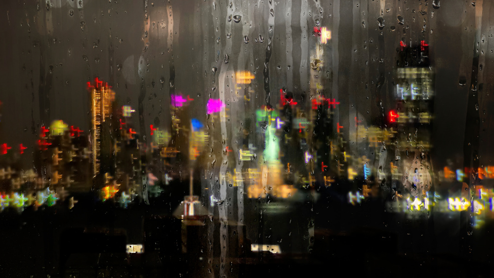 Wet Glass Manhattan view à Andrey Shpek
