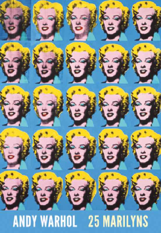 Twenty-Five Colored Marilyns à Andy Warhol