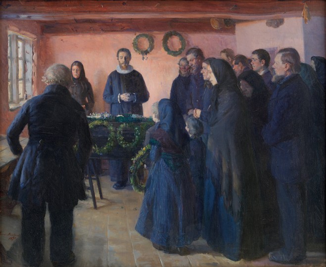 A Funeral à Anna Ancher