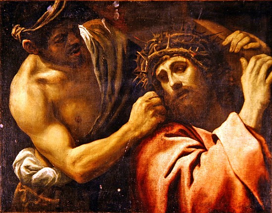 Christ Carrying the Cross à Annibale Carracci, dit Carrache