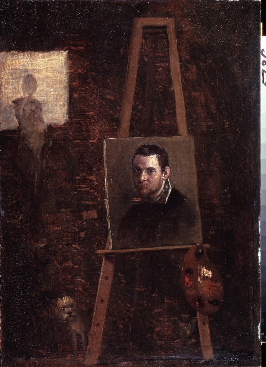 Self-portrait à Annibale Carracci, dit Carrache