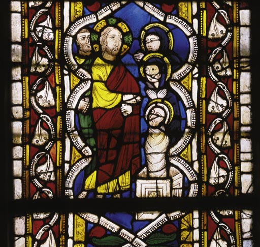 Assisi, Glasfenster, Auferweckung Lazar. à Auteur anonyme, Haarlem (Pays-Bas)
