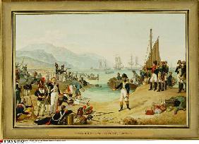 l'arrivée de Napoléon Bonaparte à Antibes.