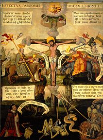 La passion Jesus épitaphe Georg farine -Kreuz-Kirche les Breslaux Saints à Anonyme (peintre de Wroclaw)