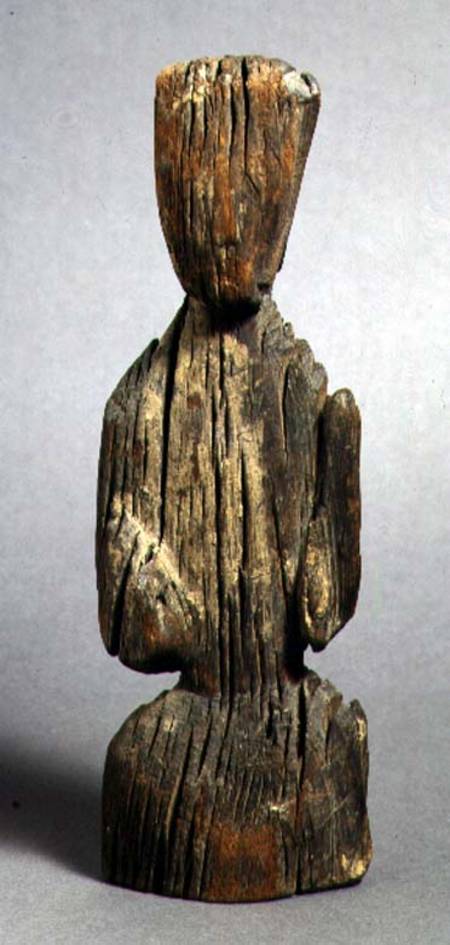 1992-146 Carved wooden figureHan dynasty à Anonyme