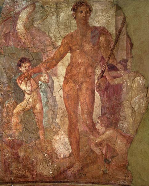 Theseus and the Minotaur Pompeii à Anonyme