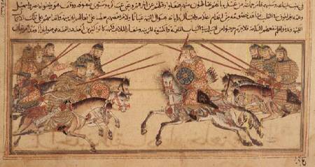 Battle between Mongol tribes à Anonyme