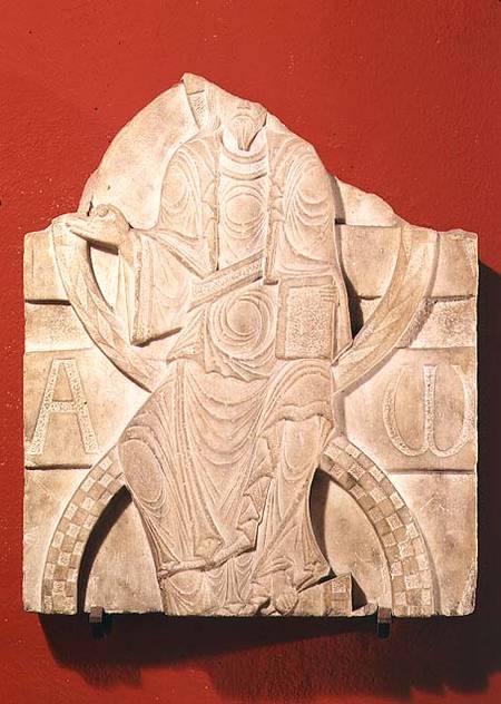Christ raising the Hostbas-relief à Anonyme