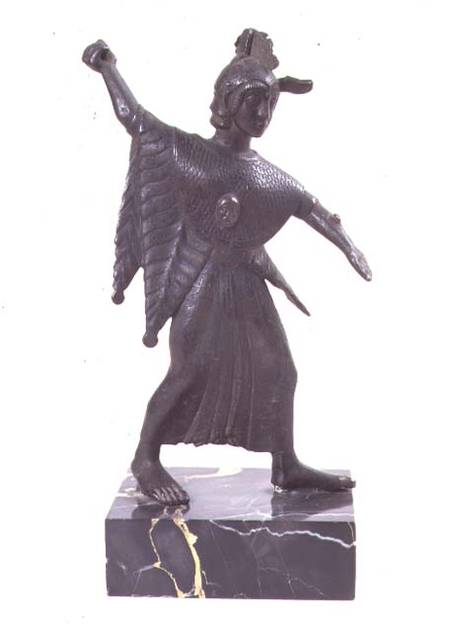 Figure of Minerva fighting Etruscan à Anonyme