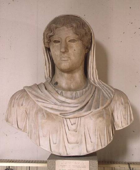 Marble head of AphroditeSasendra di Caiamide à Anonyme