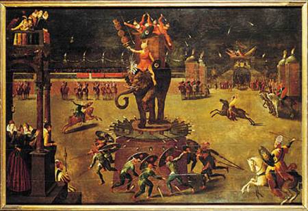 The Elephant Carousel à Antoine Caron