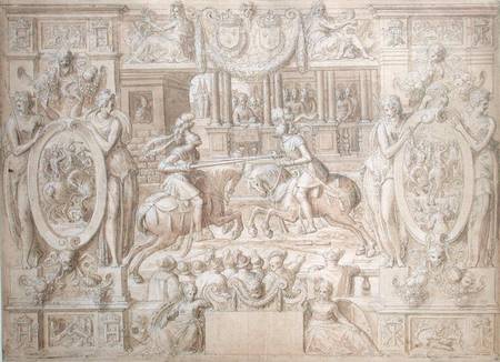 Tournament on the Occasion of the Marriage of Catherine de Medici (1519-89) and Henri II (1519-59) à Antoine Caron
