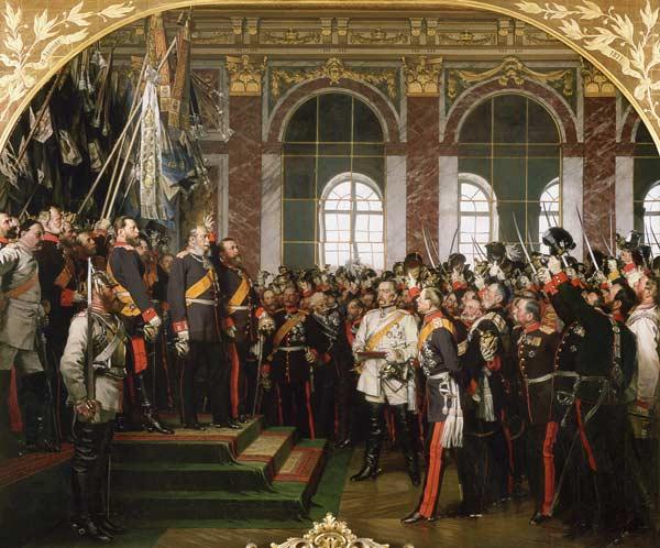 Proclamation du Kaiser à Versailles