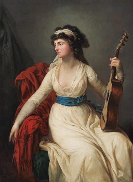 portrait de Tina  comtesse von Brueheilige à Anton Graff