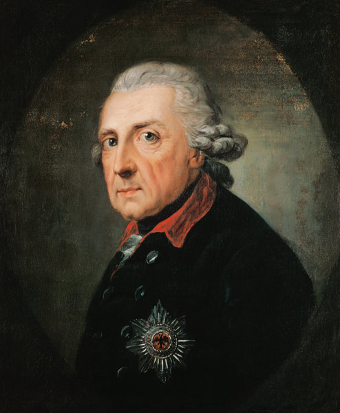 Frédéric II le Grand, roi de Prusse à Anton Graff